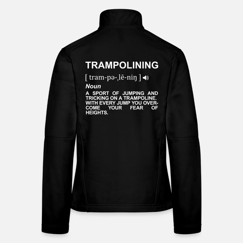 Trampolinspringen Bedeutung Frauen Softshelljacke