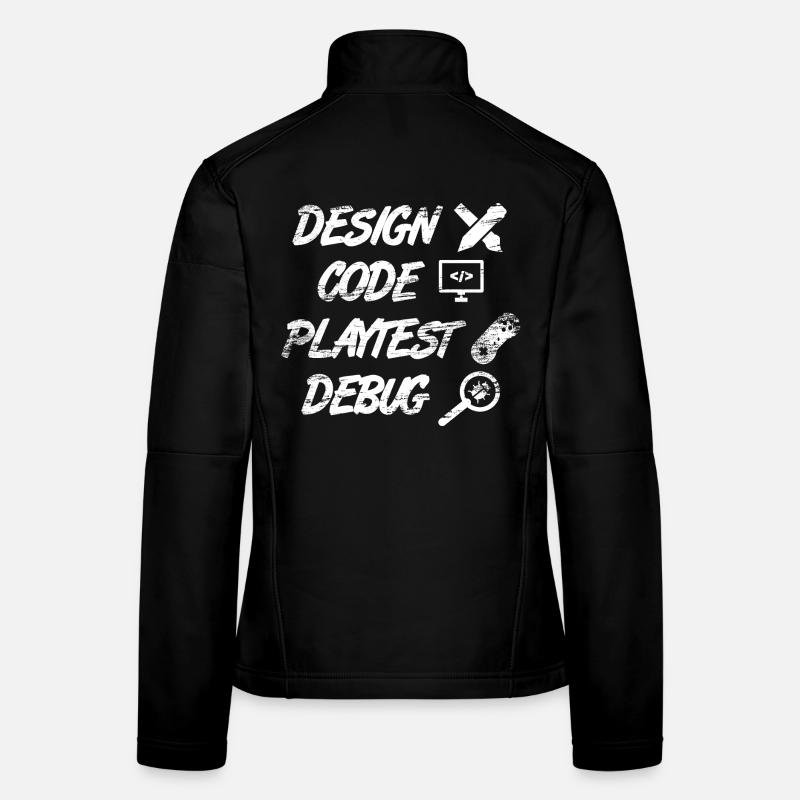 Programmation de jeux Veste en tissu softshell Femme