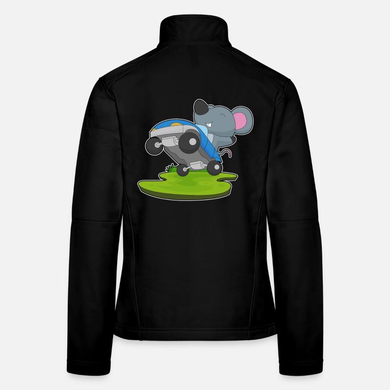 Souris automatique Veste en tissu softshell Femme