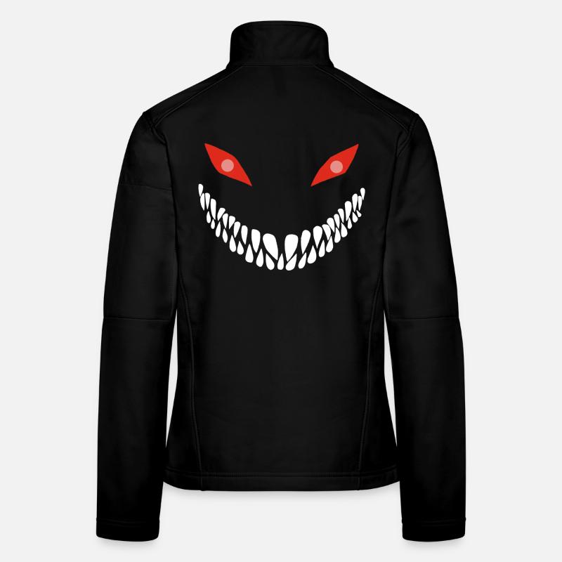 Sourire carnivore Veste en tissu softshell Femme