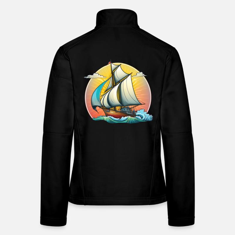 Segelboot Frauen Softshelljacke