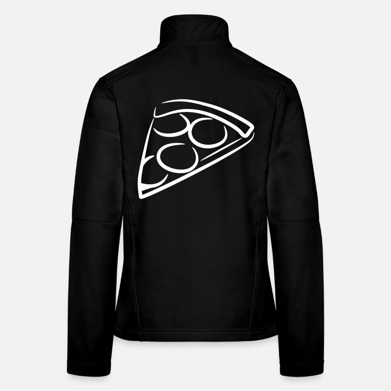Pizza Sketch Women's Softshell Jacket
