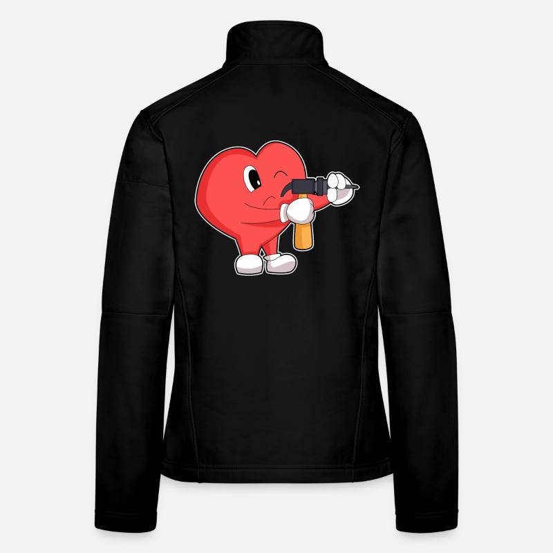 Heart Craftsman Drill Craft Women's Softshell Jacket