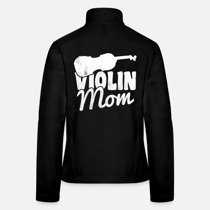 Maman violoniste Veste en tissu softshell Femme