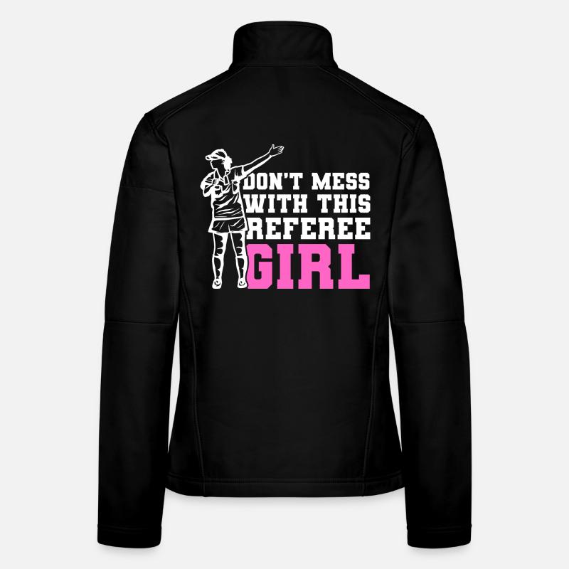Soccer Referee Women's Softshell Jacket
