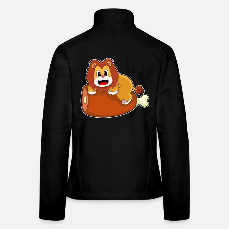 Viande de lion Veste en tissu softshell Femme