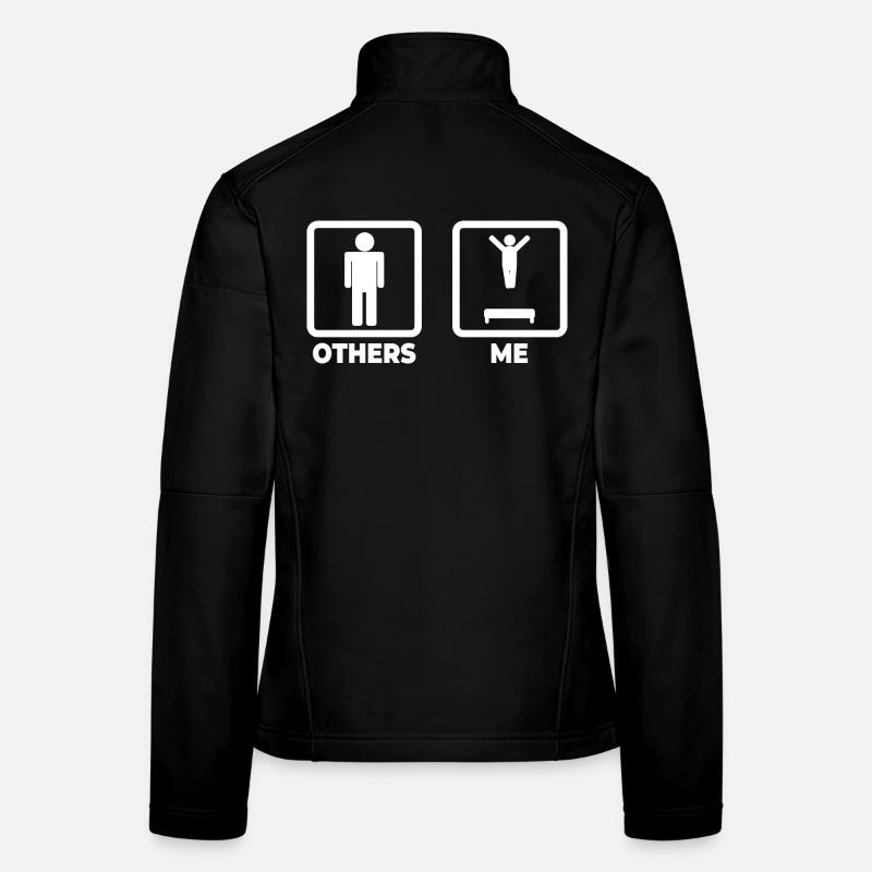 Drôle de pull trampoline Veste en tissu softshell Femme