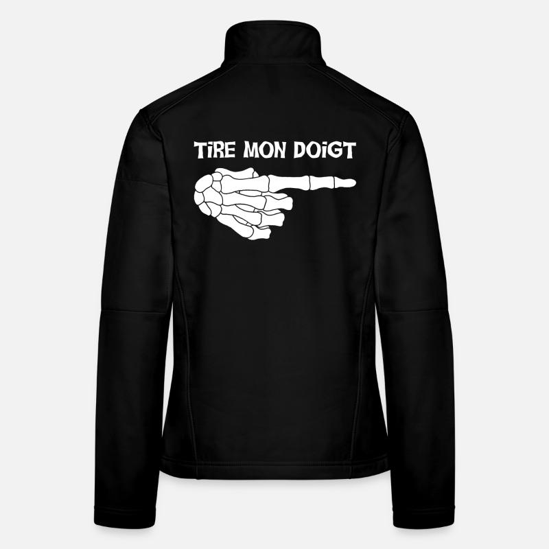 Blague mortelle Veste en tissu softshell Femme