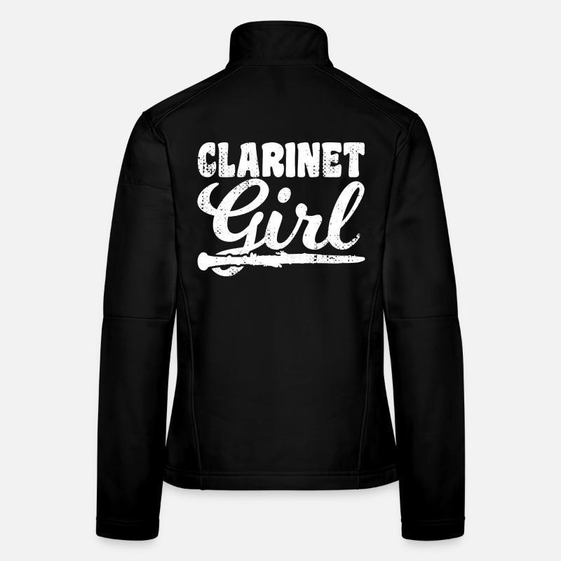 Klarinettistin Frauen Softshelljacke