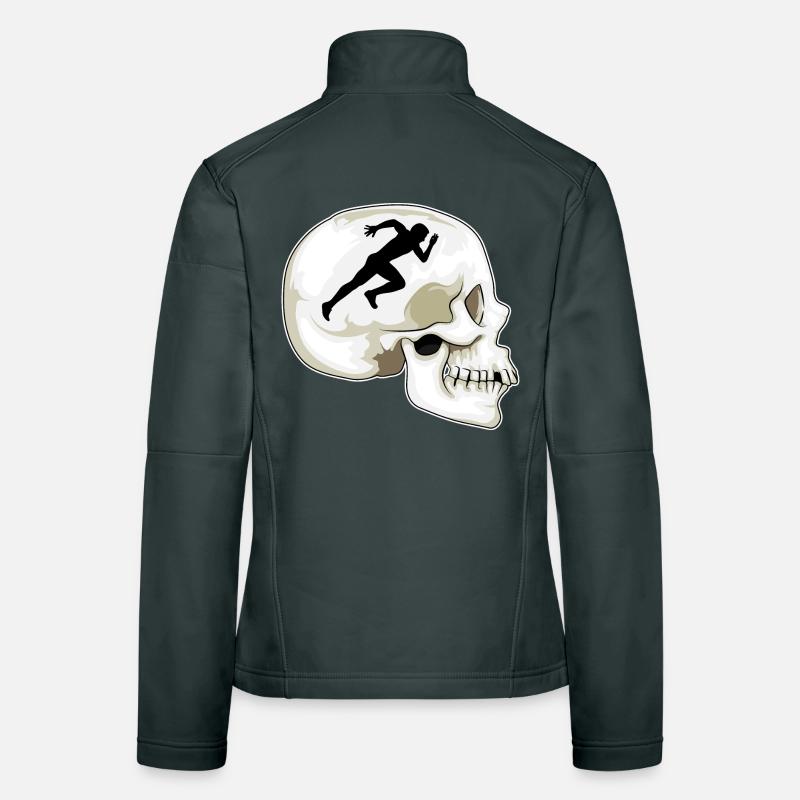 Skull Jogger Jogging Sport Veste en tissu softshell Femme