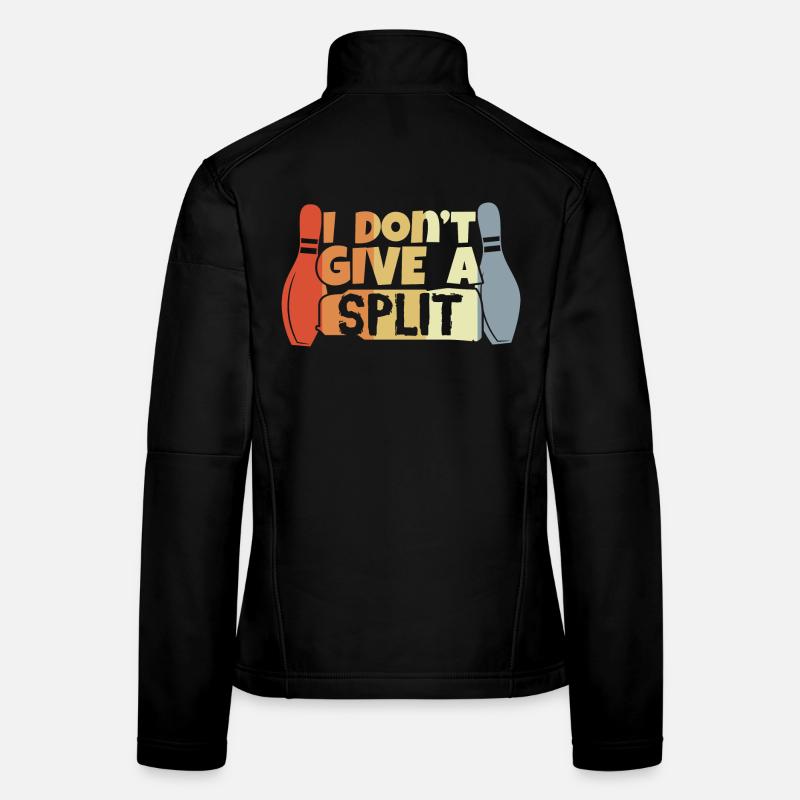 Bowling Saying Women's Softshell Jacket