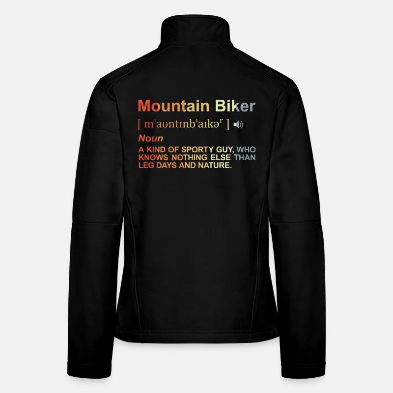 Mountainbiker Definition Frauen Softshelljacke