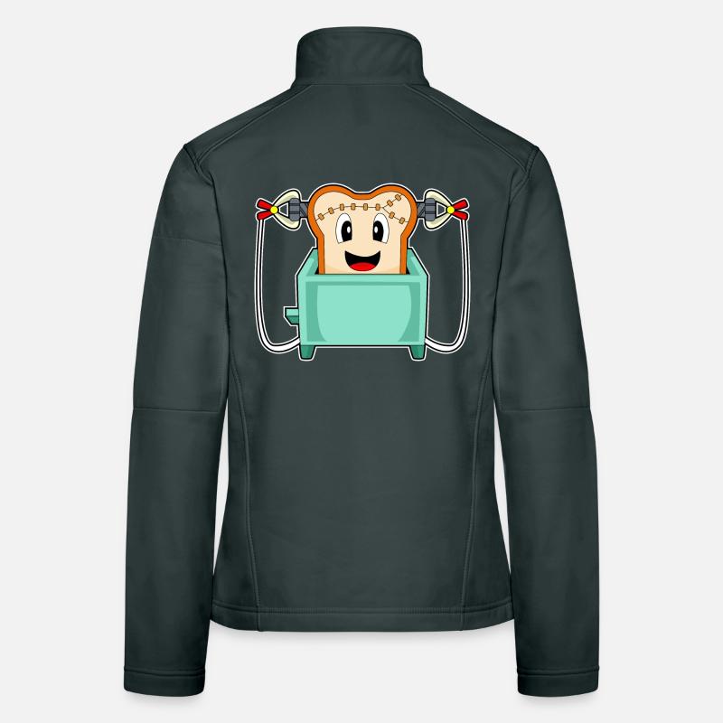 Bread Halloween Toaster Women's Softshell Jacket