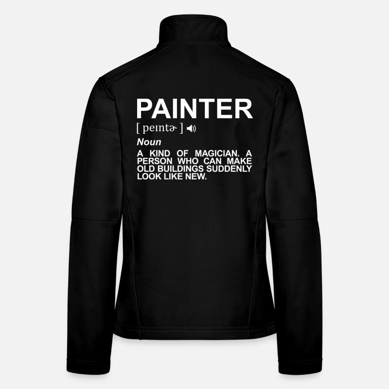 Maler Lackierer Definition Frauen Softshelljacke