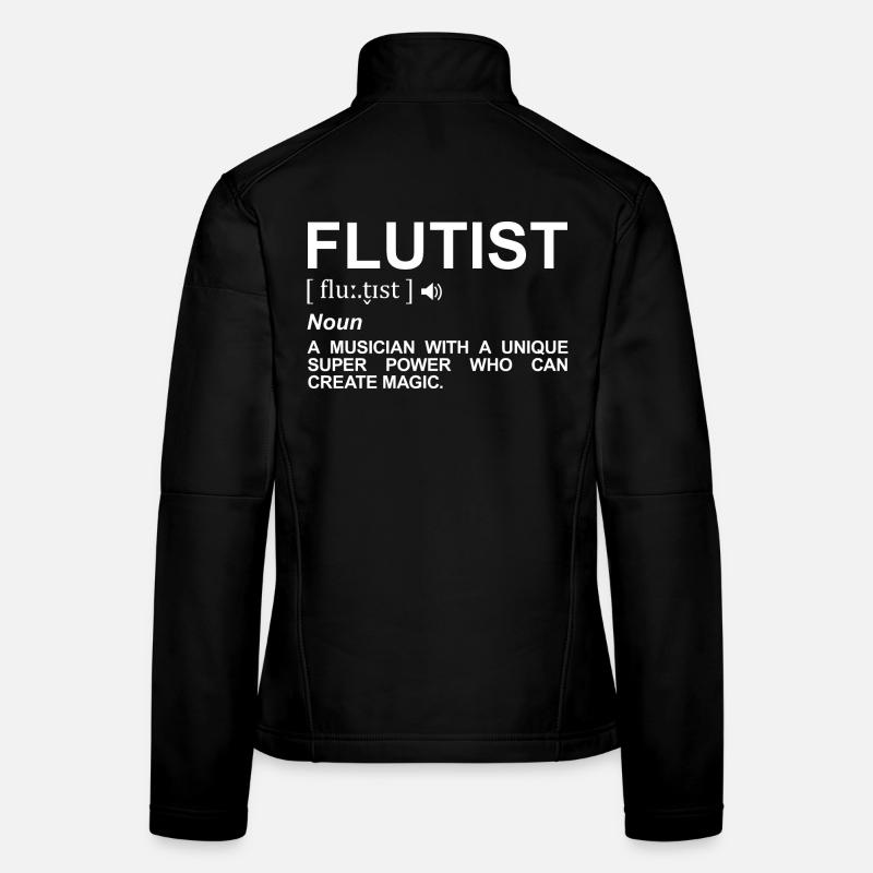 Flutist Definition Women's Softshell Jacket