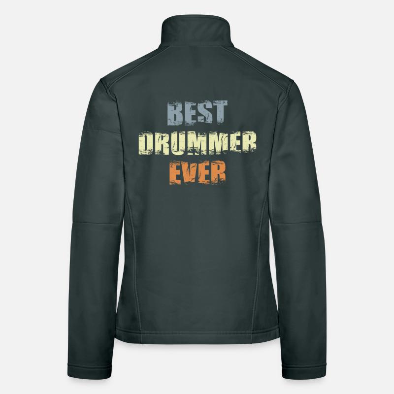 Best Drummer Women's Softshell Jacket