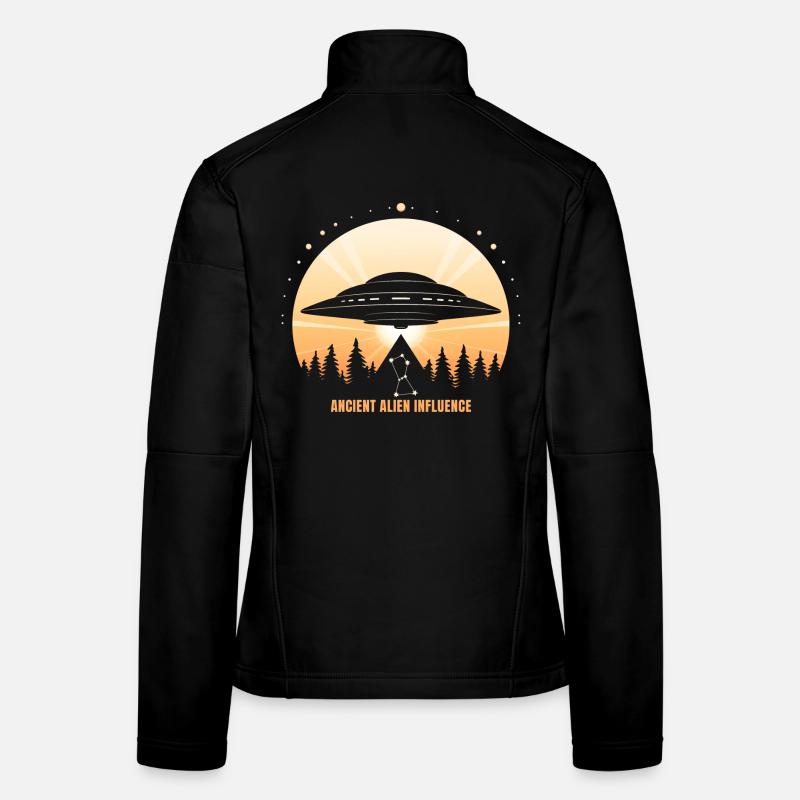 Ancient Alien Influence – UFO Orion Pyramide Frauen Softshelljacke