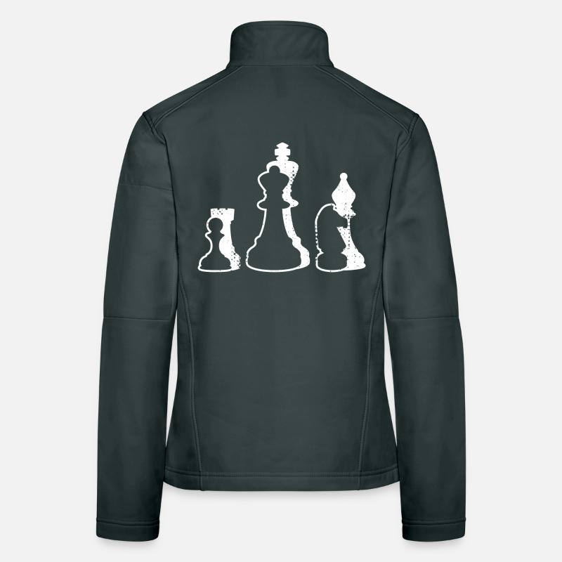 Chess pieces Women's Softshell Jacket