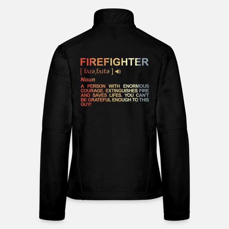 Feuerwehrmann Begriff Frauen Softshelljacke