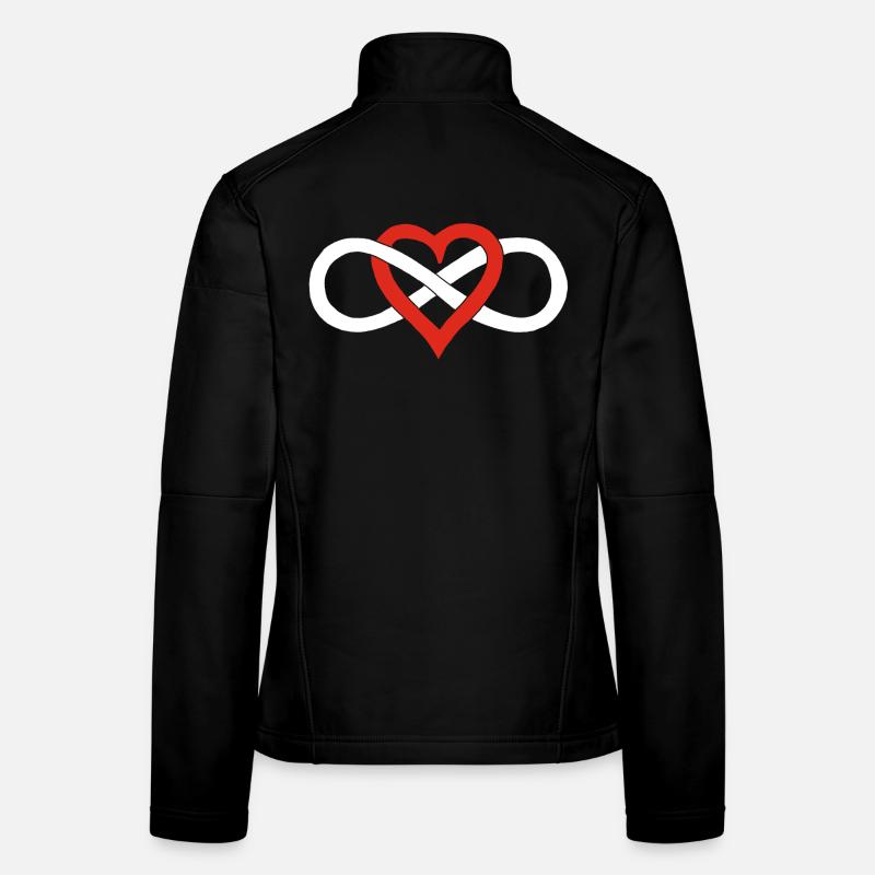 Unendliche Liebe (Weiß) Frauen Softshelljacke