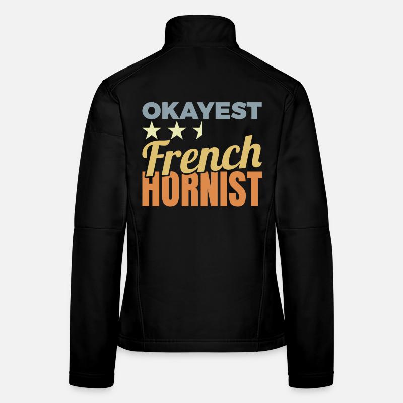 Average Horn Player Women's Softshell Jacket