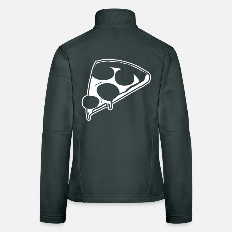 Pizza Drawing Women's Softshell Jacket