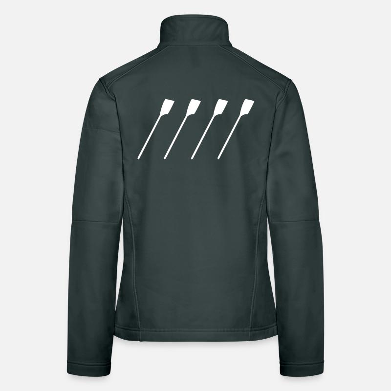 Sangles de gouvernail Veste en tissu softshell Femme