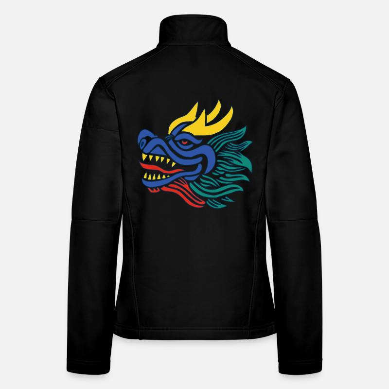 Das Lächeln des Drachen Frauen Softshelljacke