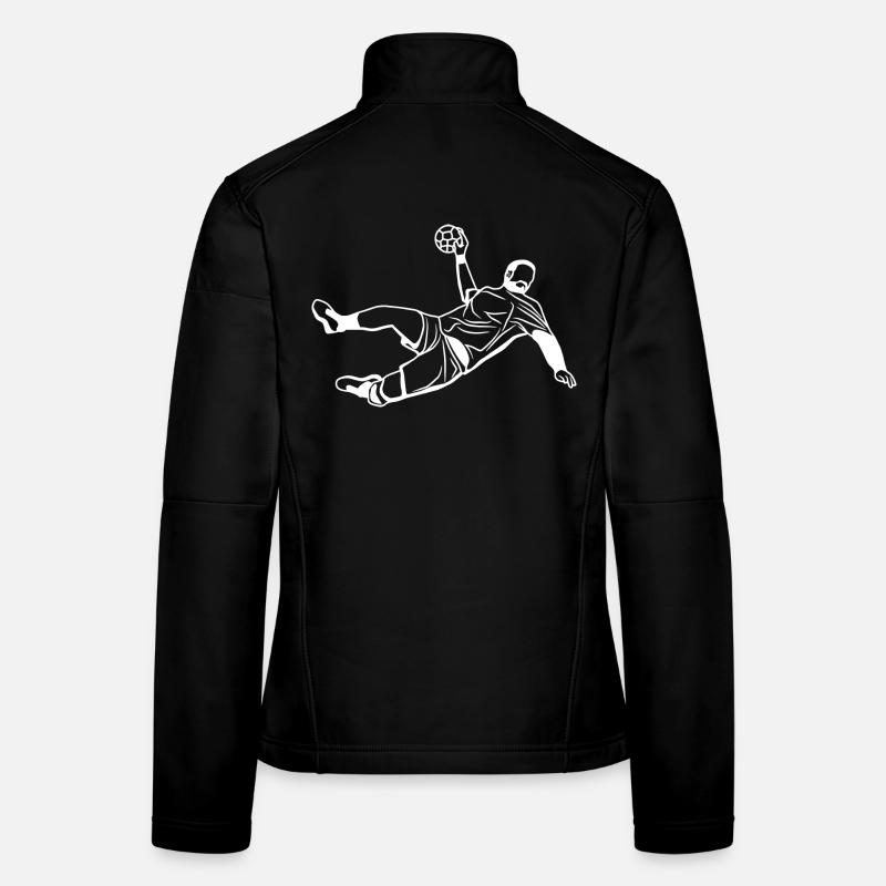 Handball Junge Frauen Softshelljacke
