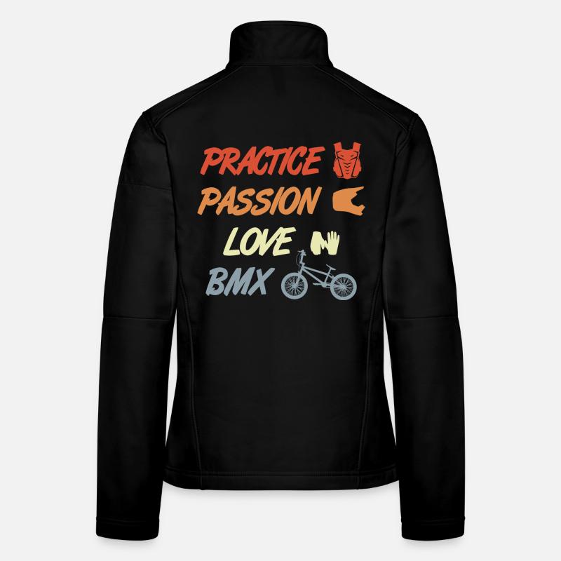 BMX Zitat Frauen Softshelljacke