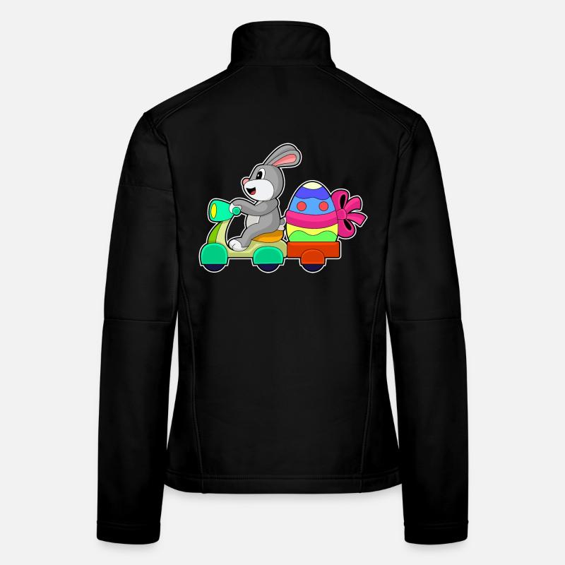 Service de livraison de Pâques Bunny Veste en tissu softshell Femme