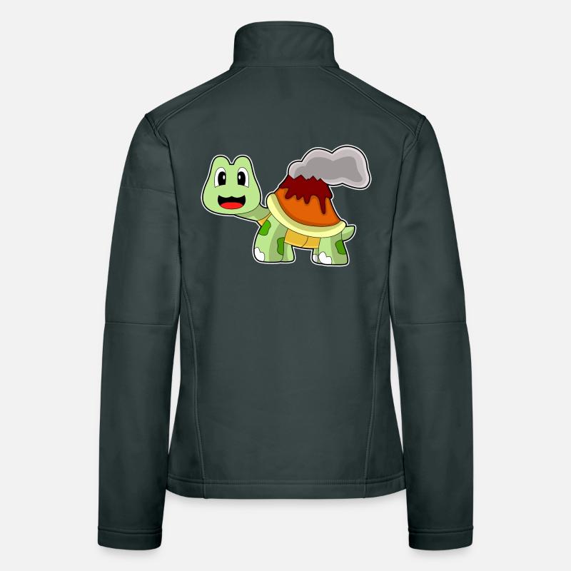 Turtle Volcano Women's Softshell Jacket