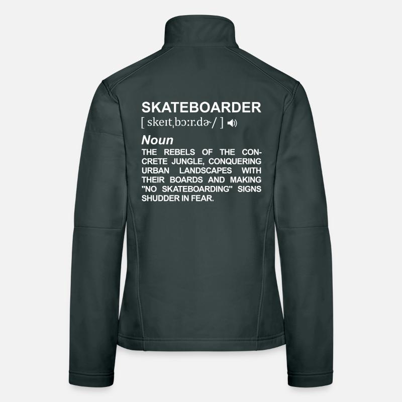 Skateboarder Definition Women's Softshell Jacket