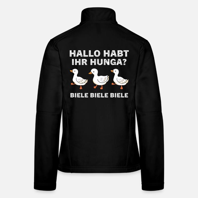 Hallo Habt Ihr Hunga? Biele Biele Biele Meme Frauen Softshelljacke