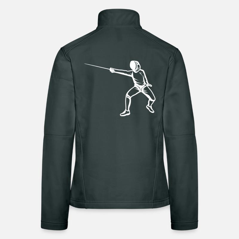 Fechter Skizze Frauen Softshelljacke