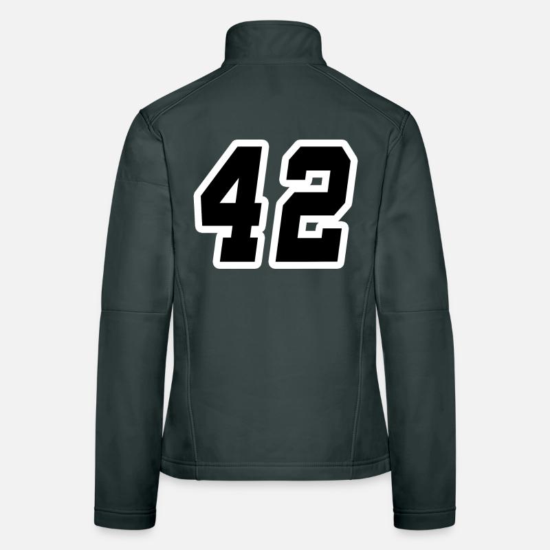 Nummer zweiundvierzig 42 Frauen Softshelljacke