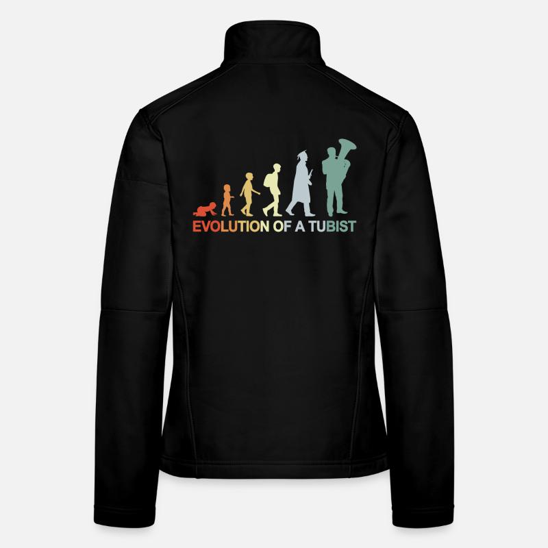 Entwicklung eines Tubisten - Frauen Softshelljacke - Schwarz