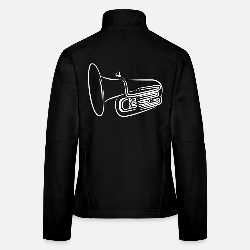 Tuba Skizze Frauen Softshelljacke