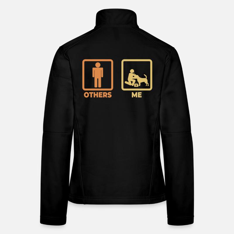Figurines de bâton vétérinaire Veste en tissu softshell Femme