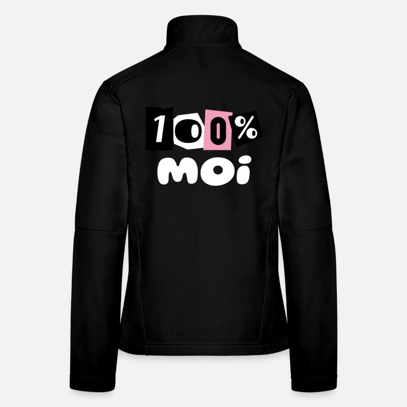 100% ICH Frauen Softshelljacke