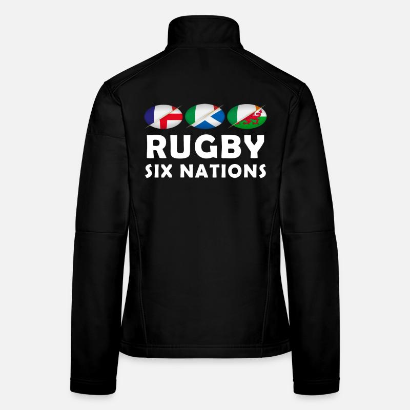 RUGBY SIX NATIONS Frauen Softshelljacke