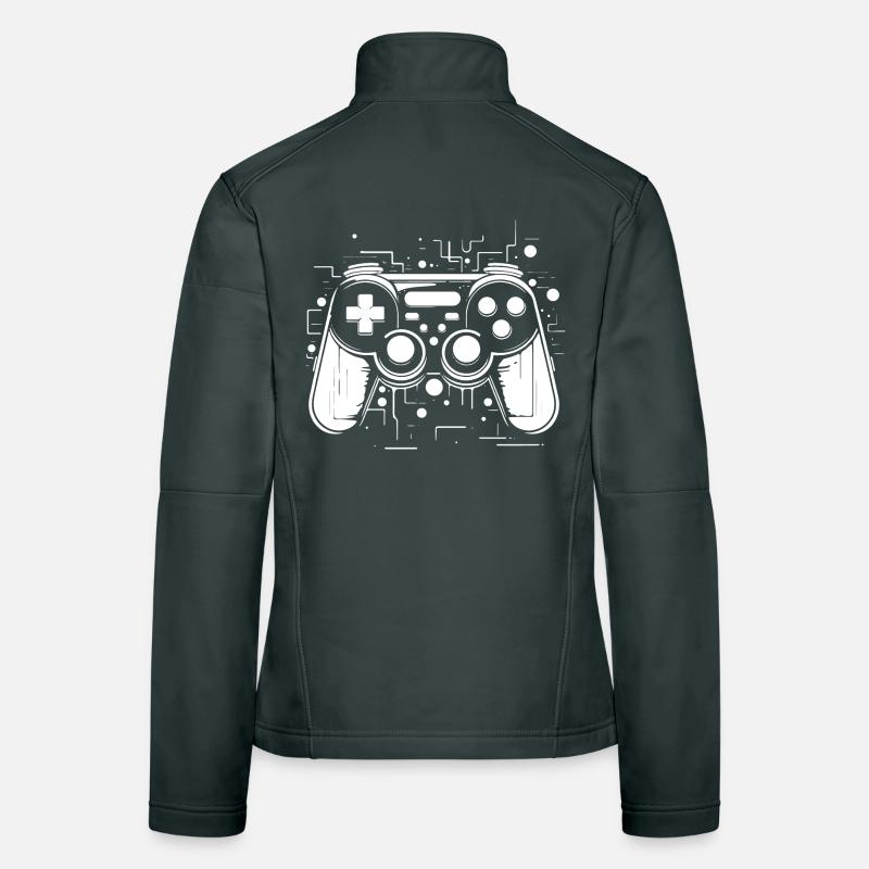 Game Controllers Women's Softshell Jacket