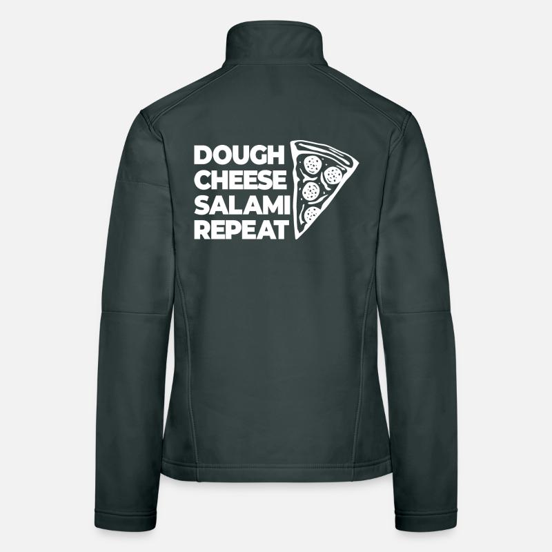 Dough Cheese Salami Again Women's Softshell Jacket