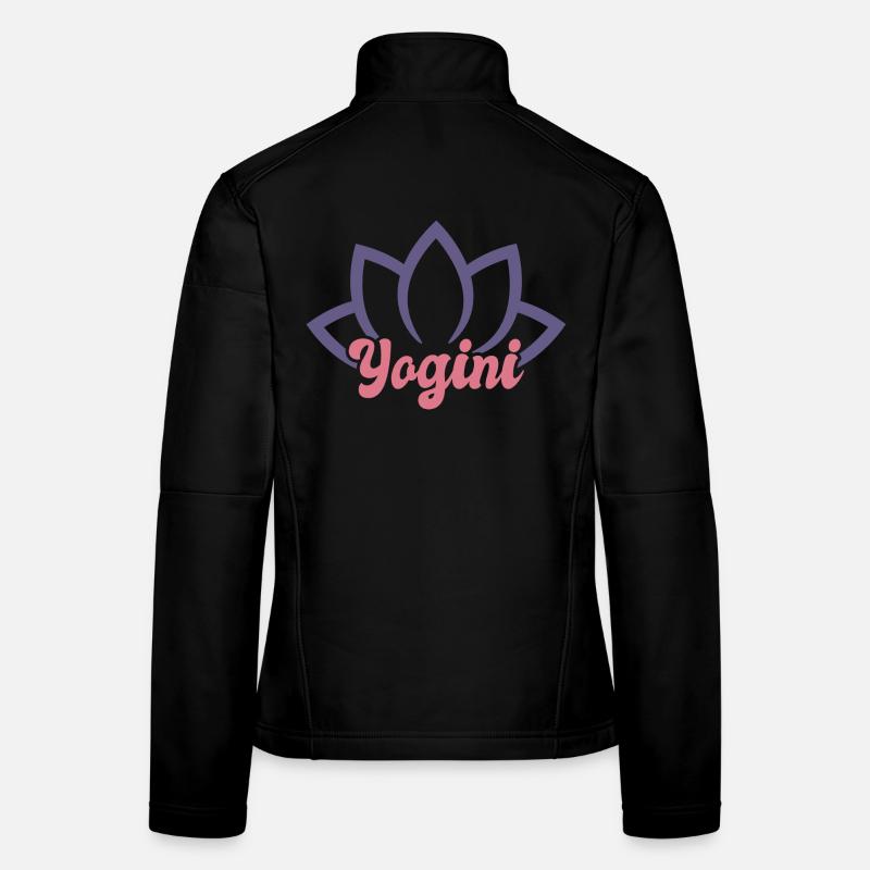 Coole Yogini Frauen Softshelljacke