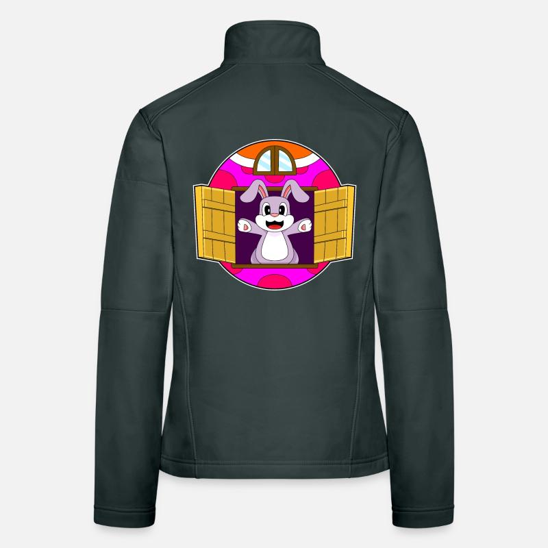 Œuf de Pâques Bunny Veste en tissu softshell Femme