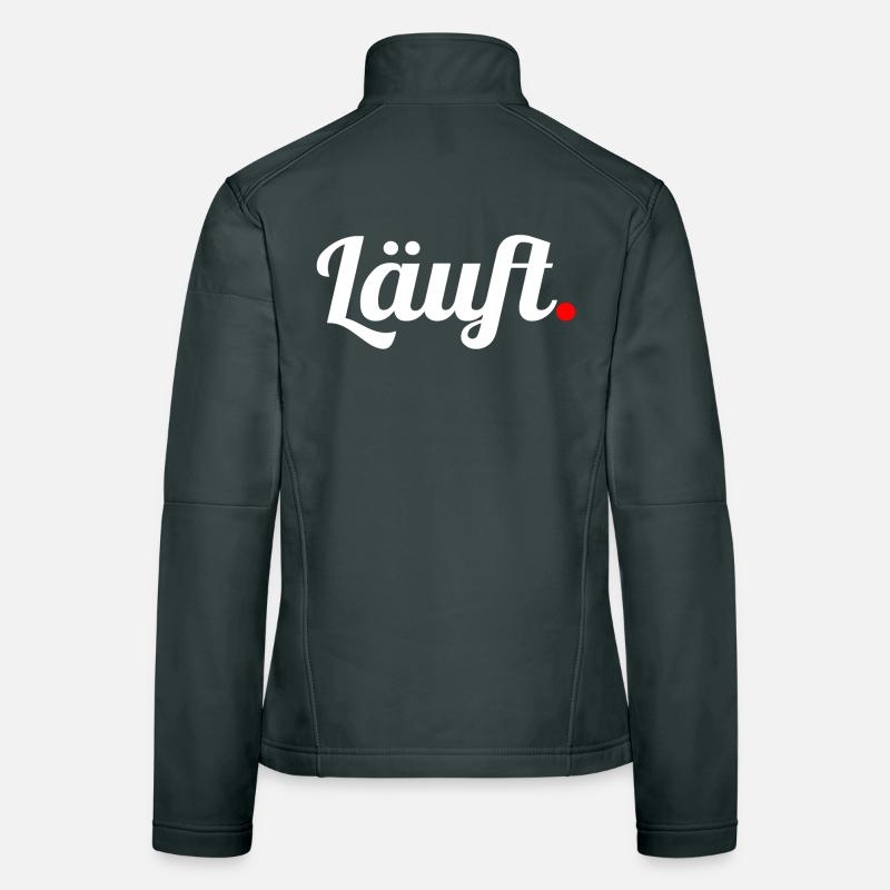 Läuft. Frauen Softshelljacke