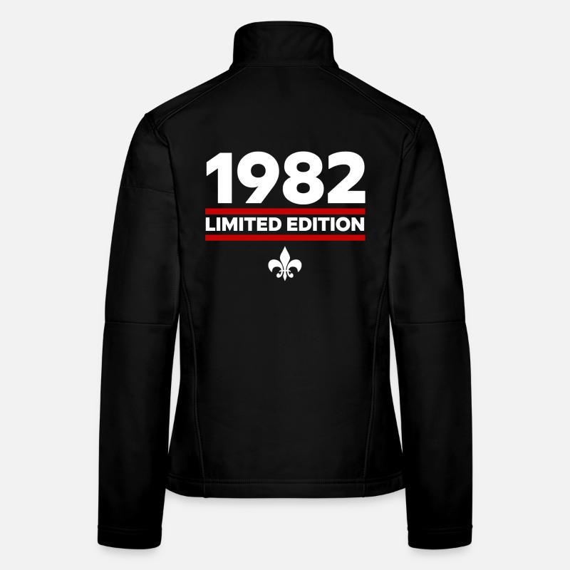 Édition limitée de 1982 - Veste en tissu softshell Femme - noir