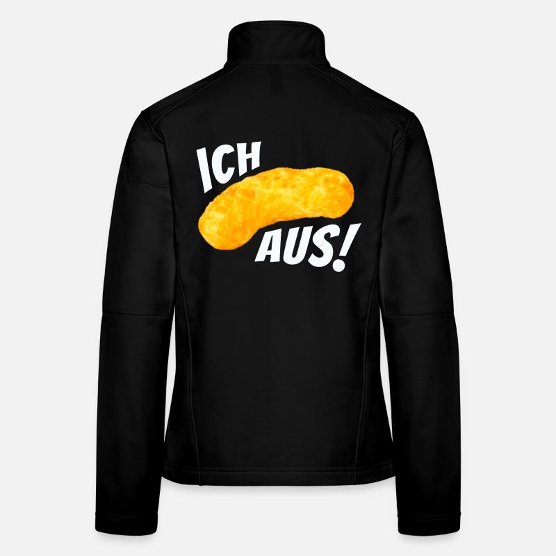 Ich flip aus! - Erdnussflip Peanut - Frauen Softshelljacke - Schwarz
