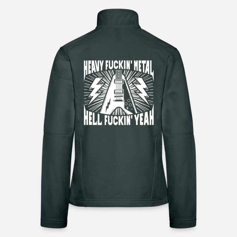 Heavy Metal Hell Yeah! Women's Softshell Jacket