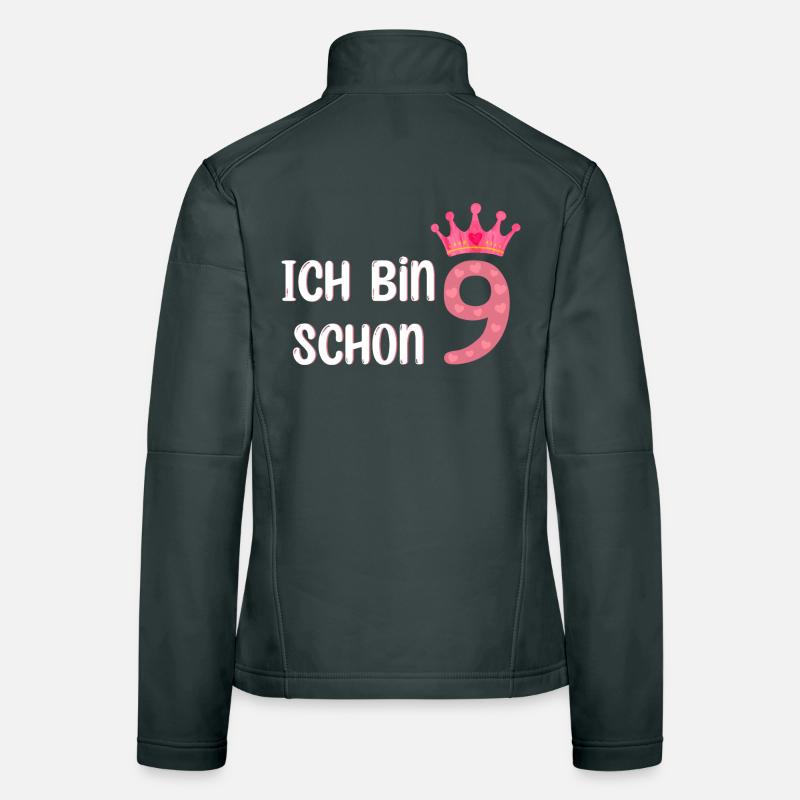Ich bin schon 9 Frauen Softshelljacke